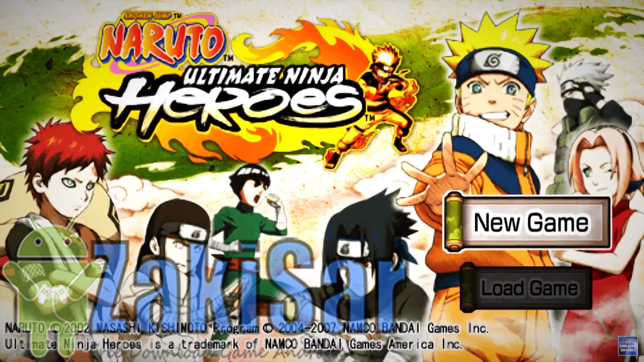 naruto ultimate ninja heroes 3 ppsspp iso roms